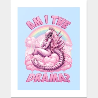 Am I the Drama Xenomorph Queen Posters and Art